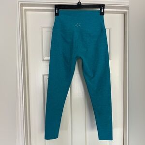 Turquoise Beyond Yoga Spacedye caught in the midi high waisted Legging Medium